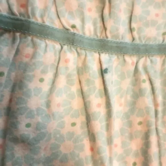 Circo Blue Floral Short Sleeve Dress - Picture 2 of 2